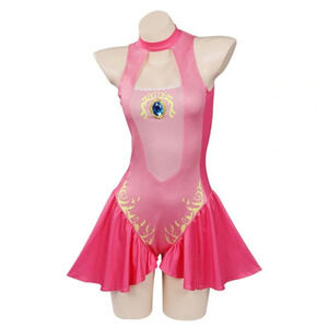 Princess Peach Bodysuit Costume WITH Accesories 👑💖